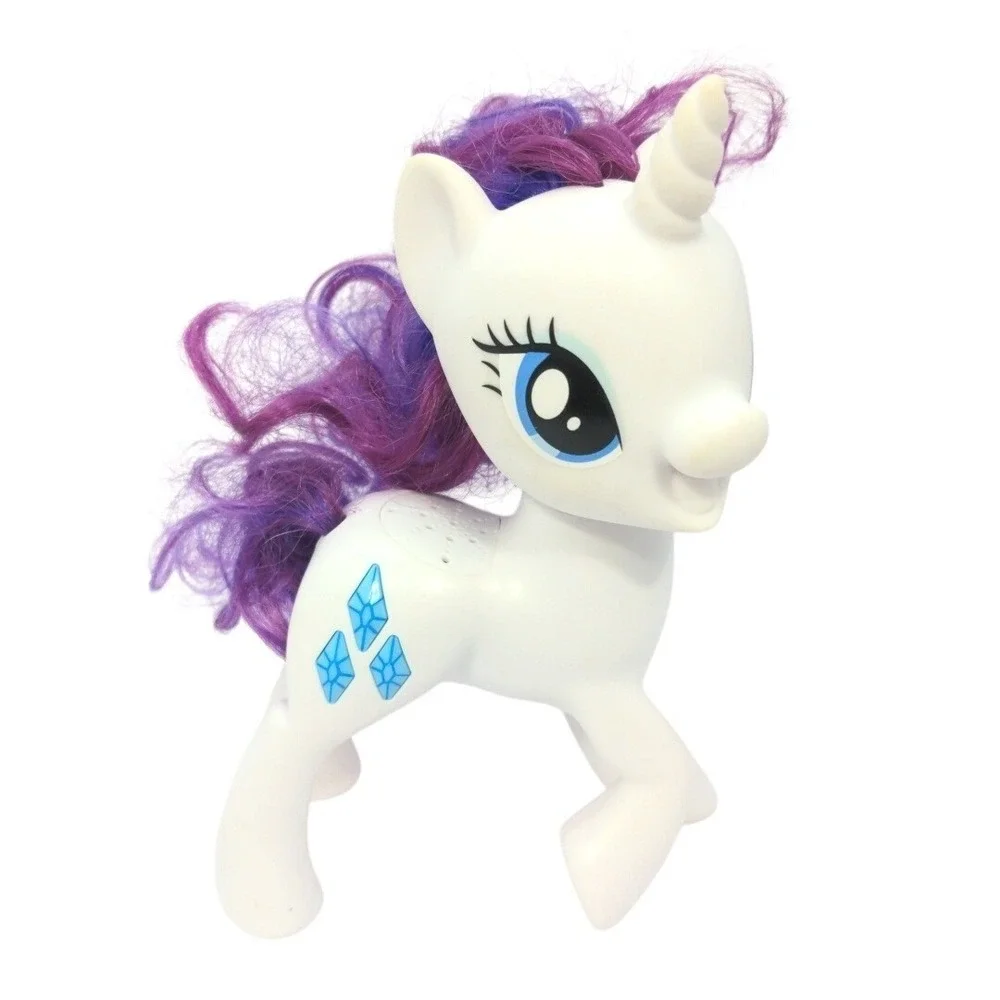 My Little Pony Rarity White Unicorn Figure 2017 Hasbro Light Up Toy E2584 MLP